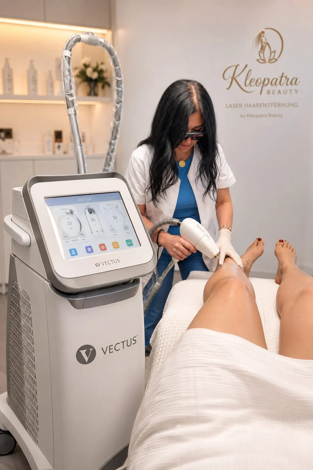 Laserbehandlung im Studio Kleopatra Beauty